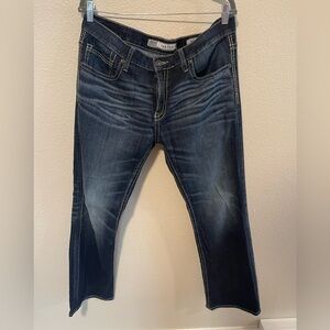 BKE Blue Straight Leg Jeans